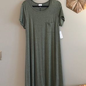 LuLaRoe olive green Carly